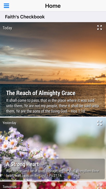 God's Promises - Faith's Checkbook Daily Devotional (Lite)