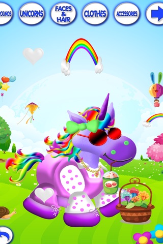 Unicorn Dress Up Virtual Fashion Makeover Maker screenshot 2