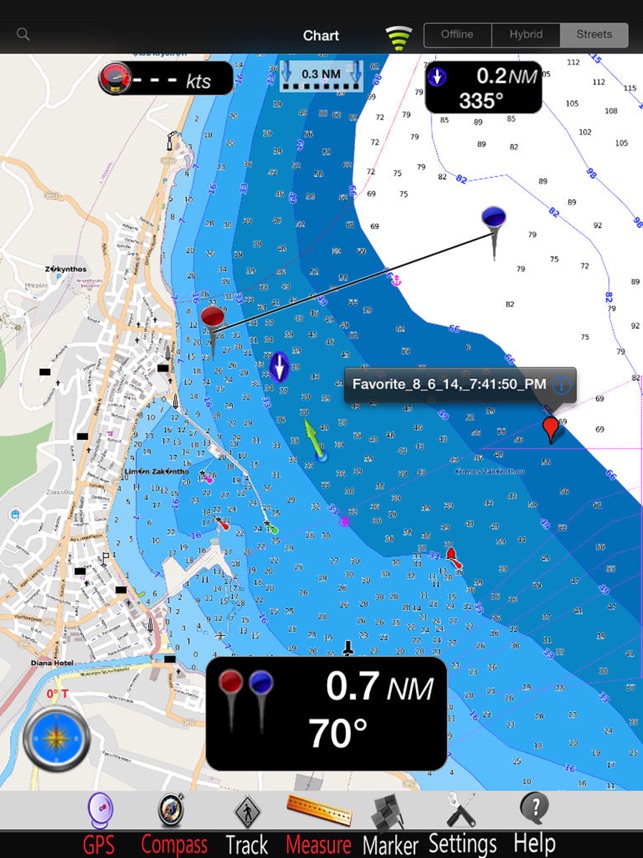 Greece West Nautical Chart HD(圖4)-速報App