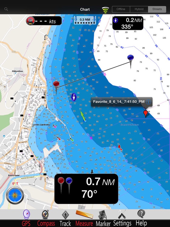 Greece West Nautical Chart HD screenshot-3