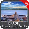 Boating Ilhéus -Luiz Corrêa Brazil gps offline map