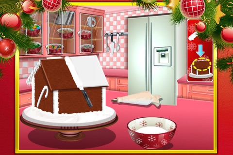 Christmas Cooking game：Gingerbread house screenshot 2
