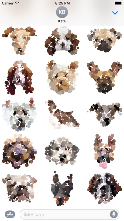 Dotted Dogs Stickers screenshot-3
