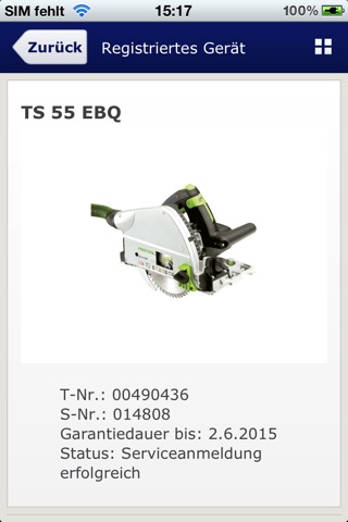 Festool screenshot 3