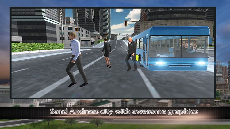 Modern city bus driver 3d : free simulation game screenshot-4