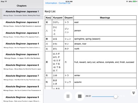 Absolute Beginner Japanese for iPad screenshot 4