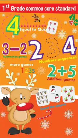 Game screenshot 1st grade math games - for learning with santa claus apk