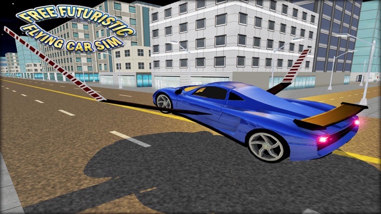 Free Futuristic Flying Car Simulator 3D screenshot-4