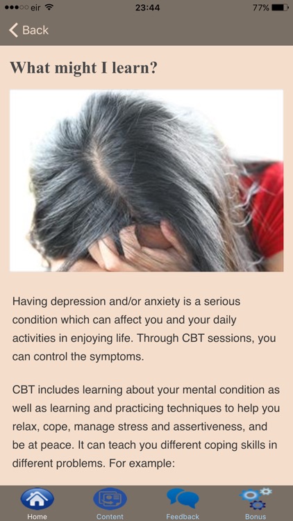 Cognitive Behavioral Therapy - Overcoming Stress