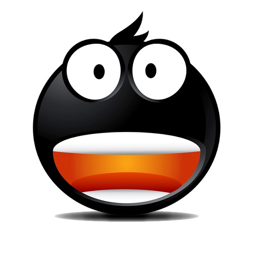Cool Black Emoji Emotion Stickers for iMessage