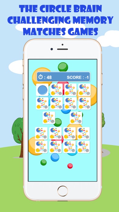 Color circle matching memory game for preschoolers 1.0.0 IOS -