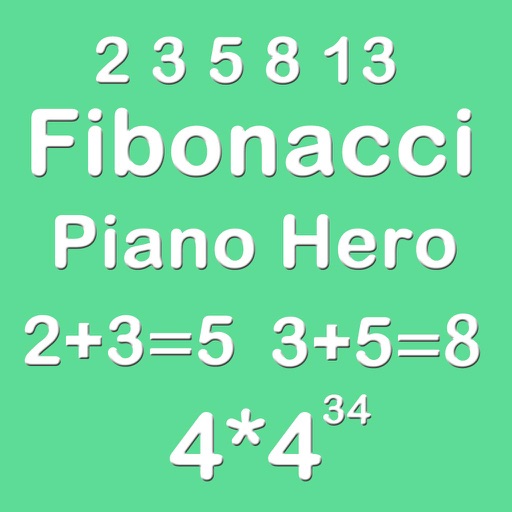 Piano Hero Fibonacci 4X4 - Playing With Piano Sound And Sliding Number Block iOS App