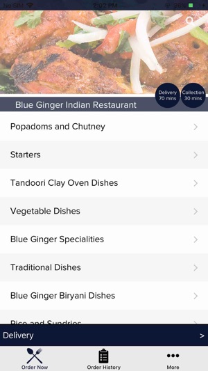 Blue Ginger Indian Restaurant(圖1)-速報App