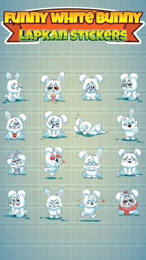 Sticker Me: Funny White Bunny(圖1)-速報App