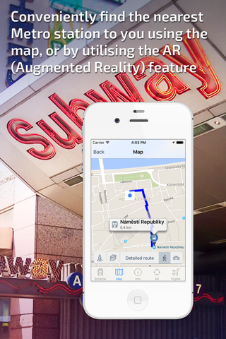 Prague Metro Guide and route planner screenshot 4