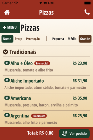 Forneria di Pagliuco - Pizzas e Esfihas (Jundiaí) screenshot 2