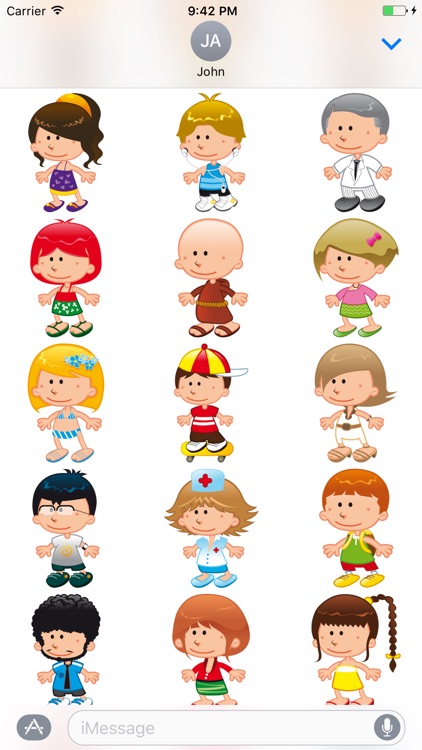 Cute Kids Sticker - DHS Pack 02