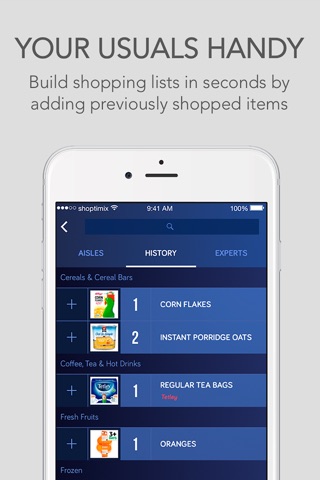 Shoptimix - Grocery Shopping List & Healthy Food screenshot 2