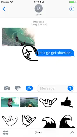 Game screenshot Surf Stickers - Waves, Surfboards, n More mod apk