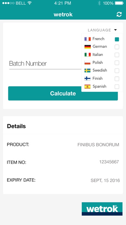 Wetrok Expiry Date Calculator screenshot-3