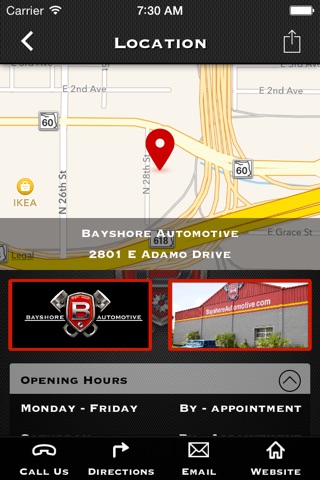 Bayshore Automotive. screenshot 2