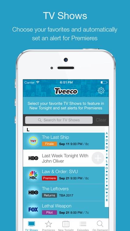 Tveeco - TV Listings Simplified