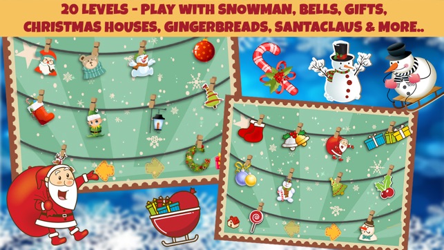 Christmas Shapes Puzzle - Educational Word Learning Game for(圖3)-速報App