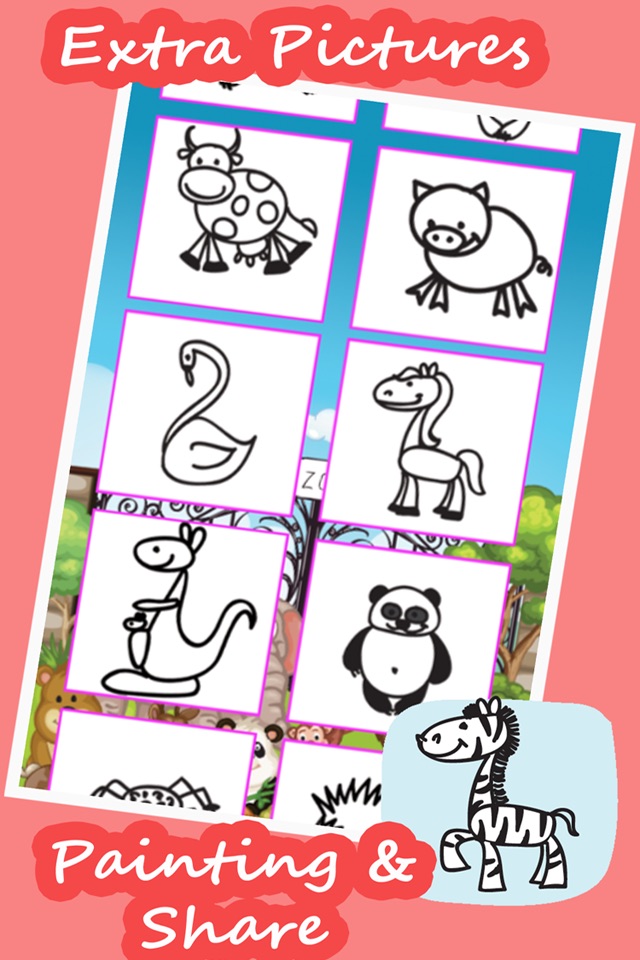 Adorable Animal Coloring Pages Creativity for Kids screenshot 3