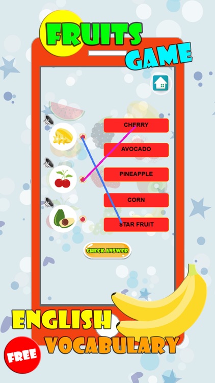 Fruits Connect Word Picture Matching Puzzles Games screenshot-4