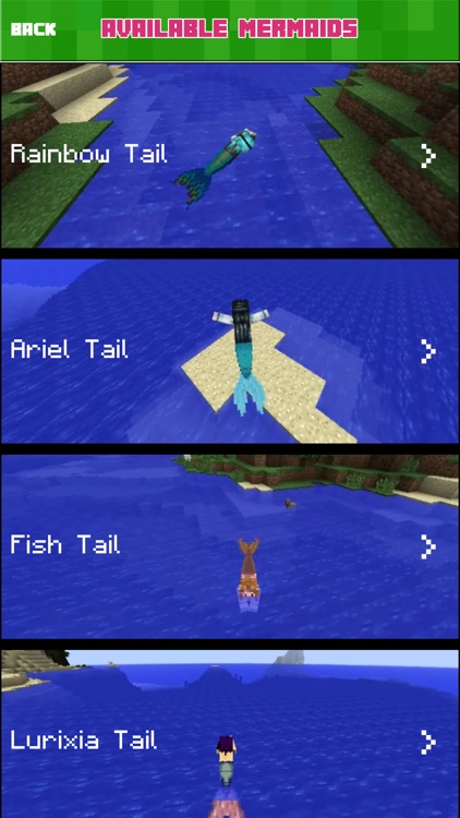 Mermaid Mod Free - Pixel Mermaid World Mods for Minecraft Game PC Edition