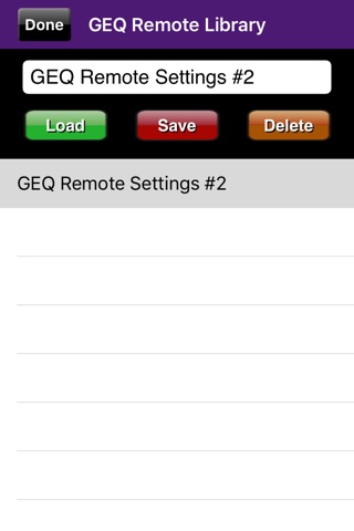 GEQ Remote screenshot 3