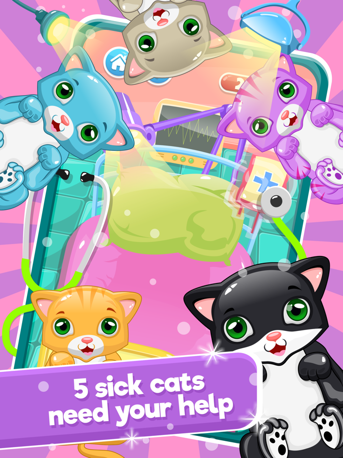 私の小さな猫の医者：獣医のゲーム