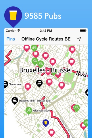 Offline Cycle Routes Belgium screenshot 3