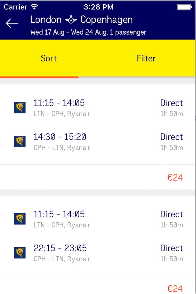 Dohop Flights - Your New Flight Browser screenshot 3