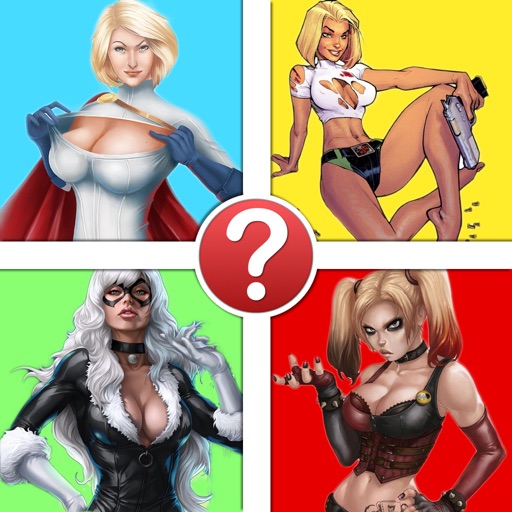 Hottest Female Comics - Sexiest Comic Book Girls Pic Quiz Icon