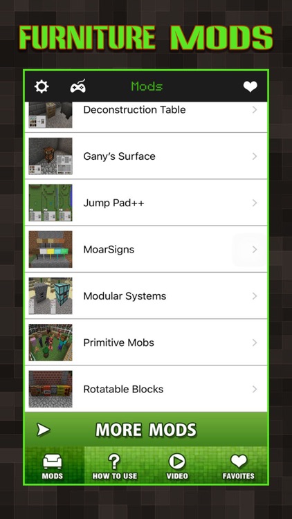 Guide for Furniture Mod Pro - Game Tool for Minecraft PC Edition