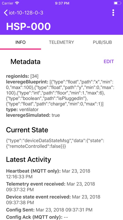 Cloud IoT Core Inspector screenshot-6