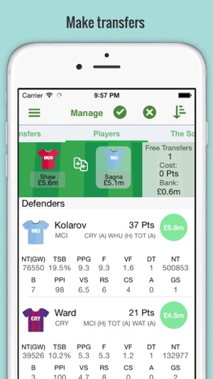 FPL - Fantasy Premier Manager(圖5)-速報App