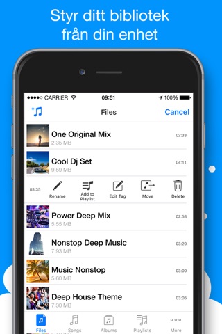 Musicloud - MP3 and FLAC Music Player for Clouds screenshot 4