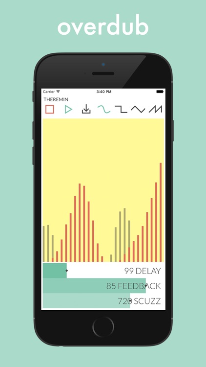Theremin Synth - Loop, Record & Download screenshot-3