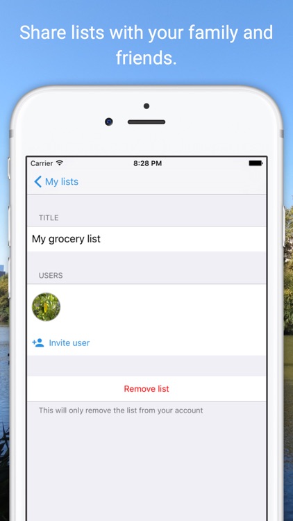 Listy - share lists
