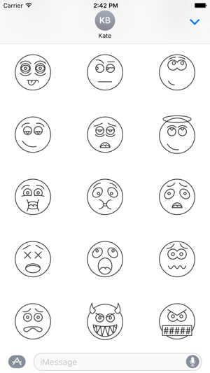 Urban Sketch Emoji 60+ Stickers(圖4)-速報App