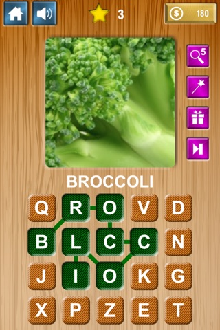 Zoom & Hidden Word - Food Edition screenshot 3