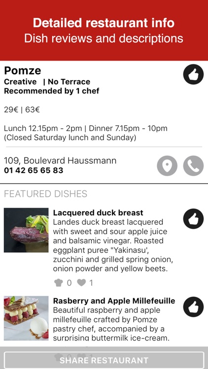 Paris' Best Restaurants - Chefshout screenshot-4
