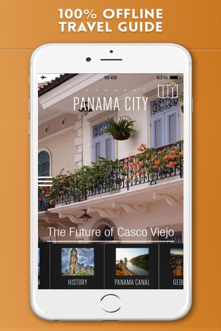 Panamá City Travel Guide with Offline Street Map - náhled