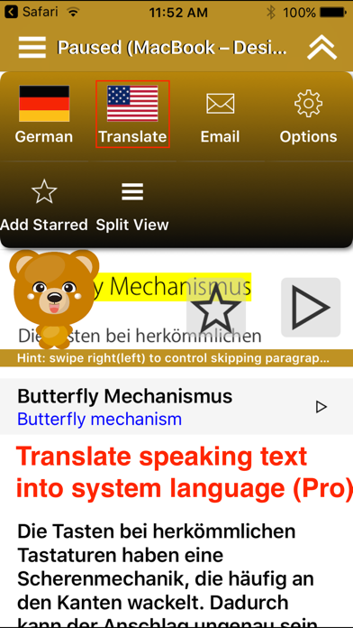 SpeakGerman 2 FREE (8 German Text-to-Speech)のおすすめ画像3