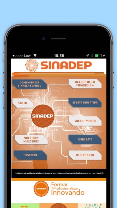 SINADEP App screenshot 2