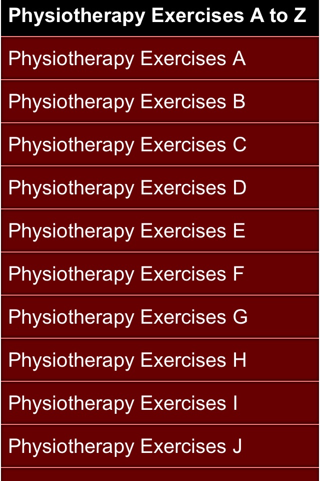 Physiotherapy exercise screenshot 2