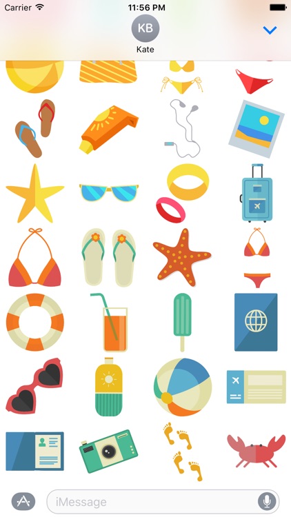 Beach for Stickers screenshot-3