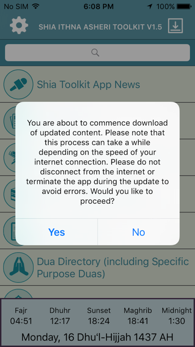 How to cancel & delete Shia Isna Asheri Toolkit (SIAT) from iphone & ipad 1